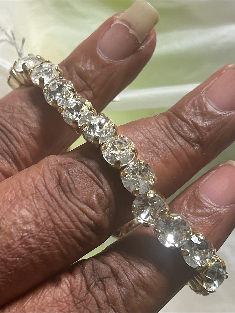 Sorrelli Gold-Tone Bracelet with Clear Crystals - Picture 5 of 8